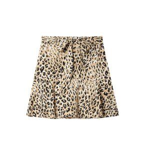 Stradivarius Asos Beige Skort Printed Flowing Skort NWT M